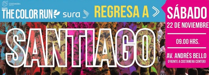 The Color Run Santiago 2014