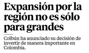 Expansión por la región no es sólo para grandes.